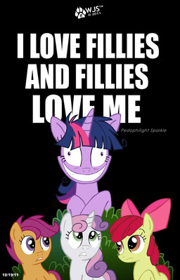 amber_eyes apple_bloom_(mlp) black_background bushes cub cutie_mark_crusaders_(mlp) english_text equine female feral friendship_is_magic fur group hair horn horse insane mammal my_little_pony orange_fur plain_background pony purple_eyes purple_fur red_hair ribbons scootaloo_(mlp) smile sweetie_belle_(mlp) text twilight_sparkle_(mlp) two_tone_hair unicorn white_fur wolfjedisamuel yellow_fur young
Rating: Safe
Score: 13
User: Granberia
Date: September 16, 2012 amber_eyes apple_bloom_(mlp) black_background bushes cub cutie_mark_crusaders_(mlp) english_text equine female feral friendship_is_magic fur group hair horn horse insane mammal my_little_pony orange_fur plain_background pony purple_eyes purple_fur red_hair ribbons scootaloo_(mlp) smile sweetie_belle_(mlp) text twilight_sparkle_(mlp) two_tone_hair unicorn white_fur wolfjedisamuel yellow_fur young
Rating: Safe
Score: 13
User: Granberia
Date: September 16, 2012