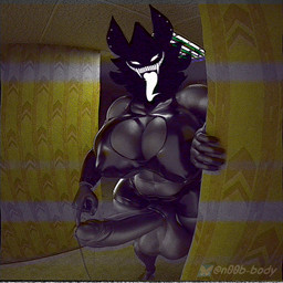 analog_glitch anthro armwear balls big_balls big_breasts big_penis black_body black_fur bodily_fluids bottomwear breasts cleavage clothed clothing ear_piercing empty_eyes exposed_breasts fishnet_clothing fur genital_fluids genitals glitch gynomorph horror_(theme) huge_breasts huge_penis hyper hyper_genitalia hyper_penis intersex latex latex_clothing long_tongue looking_at_viewer looming nails obscured_face penis piercing precum shirt shorts slightly_chubby smile smug solo standing teasing thick_thighs tongue topwear vhs_filter white_eyes white_tongue wide_hips n00b-body cryptiacurves_(modeler) the_backrooms karelia_(ace_rattman) backrooms_creature humanoid smiler_(the_backrooms) 1:1 3d_(artwork) digital_media_(artwork) hi_res