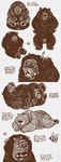 animal_genitalia animal_penis balls duo erection feral flaccid genitals male overweight overweight_male penis sitting text dakota-bear arthropod bear bee hymenopteran insect mammal 2017 absurd_res archived_source comic english_text hi_res