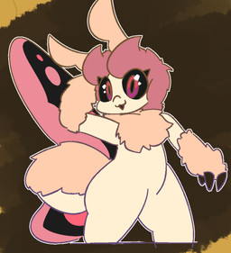 antennae_(anatomy) anthro arthropod_abdomen black_background black_mouth black_sclera eyelashes femboy hair looking_at_viewer male open_mouth open_smile pink_eyes pink_hair pink_wings simple_background smile smiling_at_viewer solo tan_antennae tan_body three-quarter_view wings breadflours bread_(breadflours) arthropod insect lepidopteran moth 2023 colored digital_media_(artwork) flat_colors portrait three-quarter_portrait