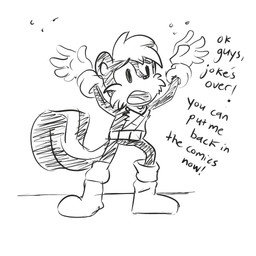 anthro boots clothing dialogue footwear gloves handwear male panicked_look shoes solo text worried_look unknown_artist archie_comics sega sonic_the_hedgehog_(archie) sonic_the_hedgehog_(comics) sonic_the_hedgehog_(series) geoffrey_st._john mammal mephitid skunk 1:1 english_text low_res monochrome sketch source_request