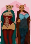 absurd_res animate_inanimate anthro anthrofied big_breasts blush breasts brown_body claws clothed clothing collar digital_media_(artwork) disney duo felid female female/female hi_res jorge-the-wolfdog kanga kangaroo legwear lingerie lion living_plushie looking_at_viewer macropod mammal marsupial mature_female open_clothing open_robe pantherine panties partially_clothed plushie presenting robe simple_background smile stockings suggestive teeth the_lion_king thick_thighs underwear winnie_the_pooh_(franchise) zira_(the_lion_king)