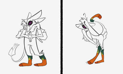 3_fingers 4_ears anthro bedroom_eyes biped black_finger_claws black_sclera butt cheek_tuft chest_tuft claws clothing digitigrade facial_tuft feathered_wings feathers fingers footwear footwear_only front_view fur green_clothing hair leaning leaning_forward legwear legwear_only long_tail looking_at_viewer male mostly_nude multi_ear multicolored_clothing narrowed_eyes orange_clothing panel_skew pattern_clothing pattern_legwear pattern_stockings pose pulling_on_clothes purple_eyes seductive side_view simple_background slim smile smug sock_on_tail socks socks_only solo standing stockings tail tail_tuft tuft tufted_fur two_panel_image underfluffies white_background white_body white_feathers white_fur winged_arms wings keuejay mcdonald's meme_clothing vkusno_i_tochka fyr_(fenrir784) avali avian bird 2025 colored colored_sketch digital_drawing_(artwork) digital_media_(artwork) hi_res meme sequence sketch spot_color maleherm_(lore)