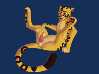 animal_genitalia animal_penis balls blep erection feline_genitalia feline_penis feral fur genitals looking_at_genitalia looking_at_penis male markings penis smile solo spots spotted_body spotted_fur tail teal_eyes text tongue tongue_out hailberry kano_(mwendo) cheetah felid feline king_cheetah mammal 2026 absurd_res alpha_channel artist_name digital_drawing_(artwork) digital_media_(artwork) hi_res shaded watermark