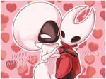 anthro bodysuit cloak clothing curvy_figure duo female female/female gesture heart_gesture heart_symbol one_eye_closed red_clothing skinsuit tight_clothing wide_hips wink winking_at_another winking_at_partner soff_doll hollow_knight hollow_knight:_silksong team_cherry hornet_(hollow_knight) lace_(hollow_knight:_silksong) arthropod 2025 hi_res