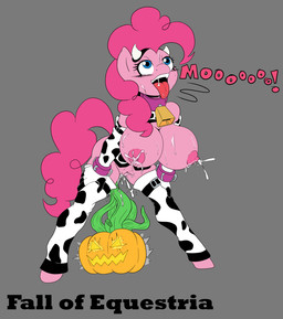 accessory anthro anthrofied armwear bell big_breasts blush bodily_fluids breasts clothing collar consentacles cowbell cuff_(restraint) cum dialogue elbow_gloves female food fruit genital_fluids genitals gloves handwear headband inked jack-o'-lantern lactating legwear milk mind_break nipples penetration plant plant_sex plant_tentacles pumpkin restraints sex shackles slave solo stockings sweat tentacles text tongue tongue_out vaginal vaginal_penetration vulva forgey slashysmiley fall_of_equestria friendship_is_magic hasbro my_little_pony pinkie_pie_(mlp) earth_pony equid equine horse mammal pony 2016 digital_drawing_(artwork) digital_media_(artwork) english_text monochrome sketch