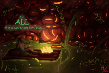 acid_spouts autophagia bubbling_acid fellatio firepit internal male natural_colors oral organs penile pupils raft rugae sex slit_pupils solo sphincter spitroast stomach tail_removed text vore flightlesslizard monitor_(flightlesslizard) gecko lizard reptile scalie english_text hi_res