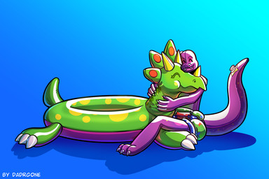 anthro clean_diaper clothed clothing diaper eyes_closed hug inflatable inflatable_diaper male pattern_diaper pool_toy simple_background smile solo swim_ring swim_ring_with_face tail wearing_diaper dadrgone zoran animate_inanimate ceratopsian ceratopsid chasmosaurine dinosaur living_inflatable marginocephalian ornithischian prehistoric_species reptile scalie triceratops 3:2 hi_res