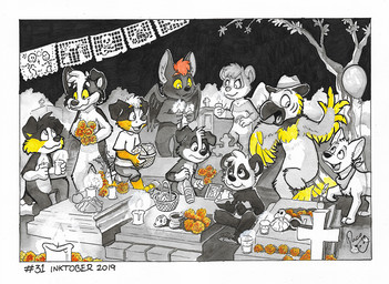 anthro beak bottle candle clothing container fangs featureless_crotch female female_anthro feral group hat headgear headwear holding_bottle holding_container holding_object logo male male_anthro nude open_mouth sitting teeth young young_anthro young_male pandapaco parinton roni_(imroni) avian bat bear border_collie canid canine canis collie domestic_dog giant_panda herding_dog mammal pastoral_dog sheepdog 2019 artist_logo dated partially_colored signature traditional_media_(artwork)