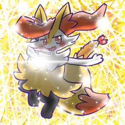 ambiguous_anthro ambiguous_gender anthro biped blush blush_stickers cute_fangs digitigrade dipstick_tail fangs food front_view looking_at_viewer markings object_in_tail open_mouth open_smile pose shrimp_(food) simple_background smile snout solo sparkles tail tail_markings teeth annyui0611 nintendo pokemon braixen canid generation_6_pokemon mammal pokemon_(species) 1:1 2025 digital_drawing_(artwork) digital_media_(artwork) full-length_portrait hi_res portrait