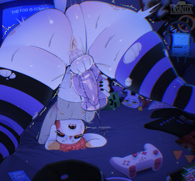 alternative_fashion anthro anus balls big_butt bodily_fluids butt clothing femboy fishnet_clothing genital_fluids genital_raphe genitals hair legwear male markings masturbation nipples penetrable_sex_toy penetration penis precum presenting presenting_hindquarters raphe_(anatomy) scrotal_raphe sex_toy shirt solo spread_legs spreading tail text text_on_clothing text_on_shirt text_on_topwear thick_thighs thigh_highs tight_clothing topwear white_body wide_hips drunkrussianman 67_(meme) adult_swim adventure_time ambient_among_us among_us cartoon_network cold_ones doritos frito-lay glitch_productions half-life innersloth microsoft minecraft mojang mountain_dew smiling_friends the_amazing_digital_circus valve white_rabbit_pointing_at_clock_(meme) xbox_game_studios bmo jax_(tadc) little_fella_(cold_ones) max_the_dino_(drunick) pim_pimling creeper_(minecraft) dinosaur prehistoric_species reptile scalie hi_res