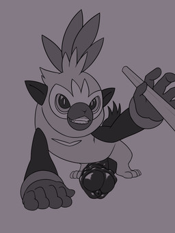 animal_genitalia animal_penis big_penis equine_genitalia equine_penis genitals male mismatched_genitalia mismatched_penis penis solo conditional_dnp vanzard nintendo pokemon generation_8_pokemon pokemon_(species) thwackey absurd_res hi_res