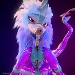 3d_(artwork) digital_media_(artwork) disney dragon female feral gas gas_mask gesture hand_heart hi_res latex mask mythological_creature mythological_scalie mythology raya_and_the_last_dragon rubber_(artist) scalie sisu_(ratld) solo