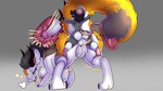 anthro anus balls big_breasts breasts doggystyle duo erection female from_behind_position genitals humanoid_genitalia humanoid_penis larger_female male male/female mouse_ears mouse_tail nude penetration penis sex size_difference smaller_male vaginal vaginal_penetration halfpricesouls mammal mouse murid murine rodent 16:9 widescreen