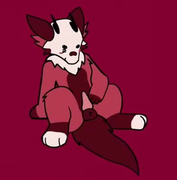 anthro blush bodily_fluids ejaculation genital_fluids horn leaking_precum male masturbation pawpads paws precum solo spread_legs spreading user453 ambiguous_species animated low_res no_sound short_playtime video