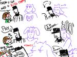 anthro baseball_cap baseball_uniform bedroom_eyes boop clothing dialogue group half-closed_eyes hat headgear headwear hug narrowed_eyes open_mouth robe seductive sportswear text uniform jonsthaman qatan off_(game) undertale undertale_(series) add-ons_(off) chara_(undertale) the_batter_(off) toriel add-on boss_monster_(undertale) bovid caprine human mammal 4:3 comic crossover english_text