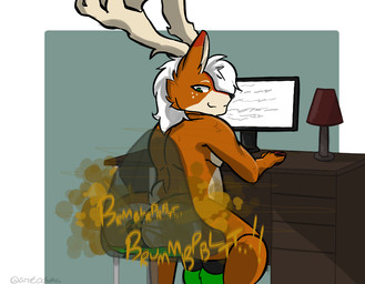 anthro blush bodily_fluids duo enjoying facefart facesitting fart farting_on_face gas gassy looking_at_viewer machine male male/male one_eye_closed pinned pinned_to_wall relieved selfie sitting_on_another social_media sweat sweatdrop tongue tongue_out wink winking_at_viewer oduka thicket_(alcyonarian) cervine deer mammal megaloceros prehistoric_species protogen