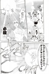 amakuchi anthro big_breasts blush breasts canid canine cetacean cleavage clothed clothing comic dialogue dolphin female fenrir_(amakuchi) fox foxy-rena greyscale group hi_res japanese_text magic mammal marine monochrome mujina-kun_(amakuchi) ocean_orca oceanic_dolphin procyonid raccoon skimpy text toothed_whale translated