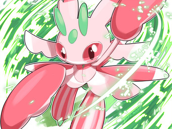 4_wings action_pose ambiguous_anthro ambiguous_gender antennae_(anatomy) anthro dipstick_wings front_view glistening glistening_eyes green_background light_streak multi_wing outline petal_blizzard pink_sclera pink_stripes pokemon_move pose pseudo_clothing simple_background spinning stripes white_outline wings makotoo nintendo pokemon arthropod generation_7_pokemon lurantis pokemon_(species) 2016 4:3 restricted_palette