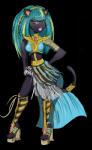 accessory anthro blue_hair female fusion hair hair_accessory hairband lips looking_at_viewer purple_eyes simple_background solo thick_lips chunk07 mattel monster_high catty_noir nefera_de_nile felid feline mammal were werecat werefelid werefeline alpha_channel