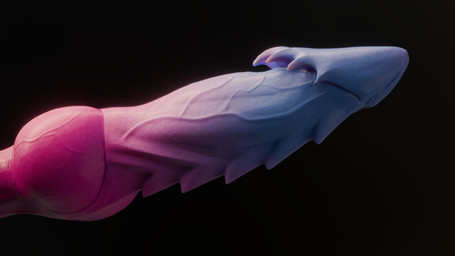 anthro disembodied_penis erection genital_shot genitals knot knotted_penis male penile penis penis_shot ridged_penis simple_background solo fluffshiro mythology dragon mythological_creature mythological_scalie scalie 16:9 3d_(artwork) blender_(artwork) detailed digital_media_(artwork) hi_res widescreen