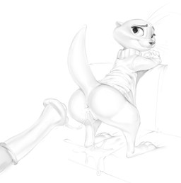3_fingers 3_toes after_sex after_vaginal animal_genitalia animal_penis anthro anthro_on_anthro anus arm_support bent_arm big_butt big_eyes big_iris big_penis big_pupils bodily_fluids bottomless butt claws closed_smile clothed clothing cum cum_from_vagina cum_in_vagina cum_inside cum_on_furniture cum_on_sofa cum_string duo equine_genitalia equine_penis erection eyebrows eyelashes feet female finger_claws fingers furniture genital_fluids genitals glistening glistening_bodily_fluids glistening_cum glistening_eyes glistening_genital_fluids hands_together head_turned huge_penis interspecies iris leaking_cum leaking_pussy leaning leaning_forward leaning_on_elbow long_whiskers looking_at_viewer looking_back looking_back_at_viewer male male/female mature_anthro mature_female mostly_offscreen_anthro mostly_offscreen_character mostly_offscreen_male mouth_closed on_sofa penis plantigrade plump_labia pupils smile smiling_at_viewer snout sofa standing standing_on_sofa sweater sweater_only tail thick_eyelashes thick_thighs three-quarter_view toes topwear topwear_only turtleneck vulva whiskers trashtikko disney zootopia mrs._otterton equid equine mammal mustelid otter 2025 digital_drawing_(artwork) digital_media_(artwork) greyscale hi_res monochrome