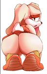 anthro bedroom_eyes big_butt butt ducking female huge_butt looking_at_viewer looking_back looking_back_at_viewer narrowed_eyes seductive solo young young_anthro saskie sega sonic_the_hedgehog_(series) cream_the_rabbit lagomorph leporid mammal rabbit 9:14 colored low_res