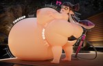 2023 3d_(artwork) air_inflation air_pump areola artist_logo artist_name belly belly_expansion big_areola big_belly big_breasts big_butt bike_pump black_hair black_hose blender_(artwork) body_inflation breast_expansion breasts brown_eyes building butt butt_expansion callie_(splatoon) cephalopod colored detailed_background digital_media_(artwork) exclamation_point expansion female fwoomp hair hi_res hose hose_in_butt hose_inflation house huge_belly huge_breasts huge_butt humanoid humanoid_pointy_ears hyper hyper_belly hyper_breasts hyper_butt hyper_inflation inflation inkling logo looking_down marine maskedtreasure mollusk motion_lines night nintendo nipples not_furry nude onomatopoeia open_mouth outside pink_areola pink_nipples pseudo_hair question_mark rapid_expansion rear_view shaded solo sound_effects splatoon surprise swelling tan_body tan_ears tan_skin tentacle_hair tentacles text thick_thighs