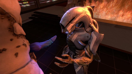 2_toes 3_fingers ambiguous_gender curious duo erection faceless_character faceless_male feet fingers genitals hand_on_penis inside kneeling machine male male/ambiguous nude penis scared throbbing toes alive_(artist) bioware electronic_arts mass_effect alien geth robot turian 16:9 2019 3d_(artwork) 3d_animation animated digital_media_(artwork) short_playtime sound source_filmmaker_(artwork) video widescreen