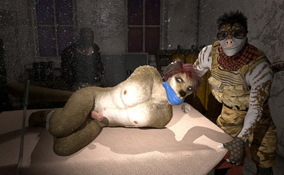 anthro bdsm bondage bound bound_and_gagged captured cloth_gag dark dou_focus duo exposed eyewear gag gagged genitals goggles humiliation husky_retriever_mix inside male mercenary night nude nude_anthro otm_gag penis restraints rope rope_bondage tactical_gear text perturbedmania zander_murphy canid canine canis desert_iguana domestic_dog iguana iguanid lizard mammal reptile scalie 3d_(artwork) daz_studio_(artwork) digital_media_(artwork) english_text hi_res