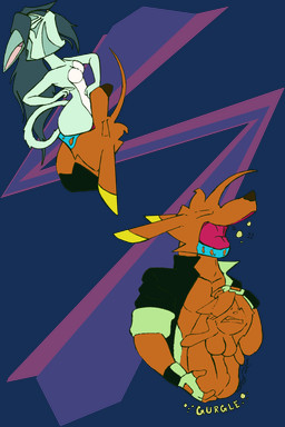 anthro bodily_fluids breasts burp_bubble burping digestion_implied digestion_noises drooling duo featureless_breasts female female_prey male male/female male_pred saliva tight_bulges unwilling_prey vore chaoshetra dreamkeepers cyote lilith_calah canid canine canis coyote domestic_cat felid feline felis mammal absurd_res alpha_channel hi_res sequence