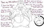 anthro big_breasts breasts dialogue duo female huge_breasts male male/female text johnithanial nintendo pokemon alex_(johnithanial) generation_7_pokemon lycanroc pokemon_(species) 16:10 english_text hi_res widescreen aunt_(lore) aunt_and_nephew_(lore) nephew_(lore)