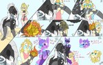 anthro dialogue duo group machine male text trio blury blury_(character) bovid caprine felid feline goat mammal protogen absurd_res comic english_text hi_res