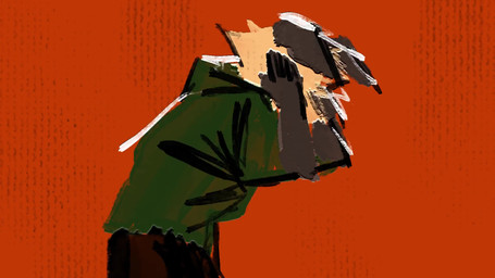 anthro biped brown_body brown_fur clothing distressed floppy_ears fur green_clothing green_hoodie green_topwear hoodie male slim_anthro slim_male solo topwear hemuchang sound_warning shin_(hemuchang) canid canine canis domestic_dog mammal 16:9 4k absurd_res animated frame_by_frame hi_res short_playtime sound video widescreen