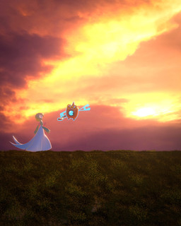 3_fingers ambiguous_gender blue_body chest_spike clothing cloud dress duo eyewear fingers floating glasses grass green_body green_hair hair multicolored_body open_mouth open_smile orange_sky outside plant pseudo_clothing pseudo_hair red_body red_eyes sky smile spikes spikes_(anatomy) sun sunset teeth white_body bot1684127 nintendo pokemon gardevoir generation_3_pokemon generation_4_pokemon humanoid pokemon_(species) rotom wash_rotom 2026 3d_(artwork) 4:5 absurd_res blender_(artwork) digital_drawing_(artwork) digital_media_(artwork) hi_res