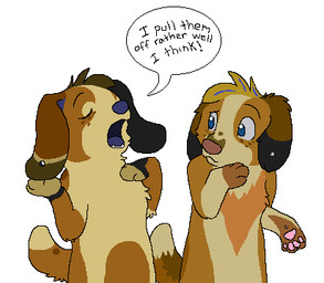 ambiguous_gender anthro black_body black_fur black_text blue_eyes blue_inner_ear blue_nose blue_tongue brown_body brown_fur brown_nose dialogue duo eyebrows eyes_closed floppy_ears fur handpaw head_tuft looking_at_another lop_ears nude open_mouth pawpads paws pink_pawpads raised_eyebrow semi-anthro simple_background snout speech_bubble tail tan_body tan_fur text tongue tuft white_background sebdoggo blue_(sebdoggo) fuchsia_(fuchsianess) beagle canid canine canis domestic_dog herding_dog hunting_dog mammal mixed_breed pastoral_dog scent_hound welsh_corgi 2012 aliasing digital_drawing_(artwork) digital_media_(artwork) english_text flat_colors handwritten_text low_res microsoft_paint_(artwork) female_(lore) trans_(lore) trans_man_(lore)