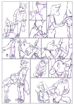 adult_on_child adult_on_young age_difference anthro anthro_on_anthro anthro_penetrated anthro_penetrating anthro_penetrating_anthro backpack balls biped bodily_fluids border bottomwear clothed clothed_anthro clothed_male clothing cum cum_on_face cumshot duo ejaculation erection erection_under_clothing eyebrows fellatio fluffy fluffy_tail foreskin fully_clothed fully_clothed_anthro fully_clothed_male furgonomic_hat furgonomic_headwear furgonomics genital_fluids genitals glans hoodie humanoid_genitalia humanoid_penis inner_ear_fluff interspecies licking male male/male male_penetrated male_penetrating male_penetrating_male oral penetration penile penis penis_lick pointy_ears prick_ears retracted_foreskin rodent_tail sex shirt shorts shota tail tongue tongue_out topwear tuft whiskers white_border young young_anthro young_male younger_penetrated aogami canid canine fox mammal mouse murid murine rodent absurd_res comic hi_res monochrome multiple_scenes