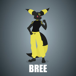 anthro anthrofied clothed clothing male mc_lovin proud red_eyes simple_background slim solo nintendo pokemon brreo eeveelution generation_2_pokemon pokemon_(species) umbreon 1:1 hi_res