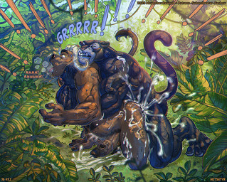 abdominal_bulge anal anal_orgasm anal_penetration animal_genitalia animal_penis anthro balls biceps big_balls big_muscles big_penis black_body black_nails blush bodily_fluids bovine_genitalia bovine_penis cat_tail claws close-up colored_nails cum cum_drip cum_in_ass cum_inflation cum_inside cum_on_penis cum_without_hands cumshot dewdrop_balls dripping duo ejaculation erect_tail erection forest fur genital_fluids genital_focus genitals grass hair hairless hands-free horn huge_balls huge_muscles huge_penis humanoid_genitalia humanoid_penis india inflation innocent_expression jungle jungle_background leaf leaking_precum leaves_on_ground looking_at_viewer male male/male moan muscular muscular_anthro muscular_male nails nipples nude orgasm outside pecs penetration penile penile_penetration penis penis_focus penis_in_ass plant pounding_ass precum precum_drip precum_on_own_penis precum_on_penis precum_on_self precum_string relaxing saliva saliva_string sex smile solo sweat sweatdrop sweaty_genitalia sweaty_legs tail throat_grab tree tusks vein veiny_arms veiny_legs veiny_muscles veiny_penis hotsatyr patreon the_jungle_book bagheera_(jungle_book) mysa_(hotsatyr) bovid bovine buffalo cattle felid feline mammal panthera pantherine digital_media_(artwork)