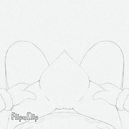 after_sex anthro clothing duo genitals legwear male penetration penis shapeshift tentacles thigh_highs vulva wrist_fluff young ace_core lagomorph leporid mammal monster rabbit 1:1 animated digital_media_(artwork) flipaclip_(artwork) monochrome