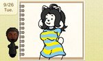 5:3 aliasing anthro digital_media_(artwork) female hair kingjion low_res mammal mii swapnote swapnote_(artwork) tem temmie_(undertale) undertale undertale_(series) white_body