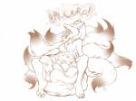 2016 abdominal_bulge anthro anthrofied belly big_belly breasts burping canid canine claws cownugget dialogue english_text fan_character female female/female female_(lore) female_pred forced fur generation_1_pokemon generation_5_pokemon generation_6_pokemon group hair huge_belly hyper hyper_belly kris_(radarn) long_hair mammal mega_evolution mega_lucario multi_tail ninetales nintendo nipples nude open_mouth pawpads pokemon pokemon_(species) pokemorph signature sitting smile solo_focus speech_bubble spread_legs spreading tail teeth text toe_claws tongue tongue_out vore zoroark