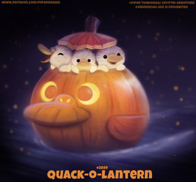ambiguous_gender black_eyes dot_eyes eyes_closed feathered_wings feathers feral food fruit glowing glowing_eyes group holidays humor jack-o'-lantern night open_mouth plant pumpkin pun simple_eyes text visual_pun white_body white_feathers wings yellow_eyes piper_thibodeau halloween anatid anseriform avian bird duck 2020 digital_media_(artwork) digital_painting_(artwork) english_text painting_(artwork) url