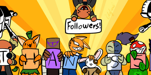 anthro duo female female/female group intersex intersex/female intersex/male male male/female male/male newgrounds_logo plant simple_background thanking trio chefrens newgrounds chefrens_(chefrens) gatabaza_(chefrens) mendya_(chefrens) pinana_(chefrens) rayfu_(chefrens) senia_(chefrens) sethra_(chefrens) sqwishi_(chefrens) arachnid arthropod avian elemental_creature felid flora_fauna humanoid lagomorph leporid mammal rabbit reptile scalie snake spider hi_res