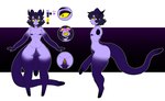 andromorph anthro big_butt big_penis butt featureless_feet feet femboy genitals hair huge_butt huge_penis intersex male penis pubes purple_body purple_skin pussy short_hair solo tail tail_genitals tail_penis thick_thighs unusual_anatomy unusual_genitalia_placement unusual_penis_placement unusual_tail wide_hips yellow_eyes yellow_mouth aspenofsimpcon neth_(aspen) demon demon_humanoid humanoid absurd_res hi_res model_sheet