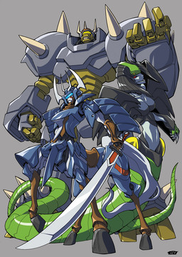5_fingers arm_spikes armor blue_eyes breasts claws female fingers fist frown group hair headgear helmet holding_melee_weapon holding_object holding_sword holding_weapon hooves horn horse_tail legless long_tail machine male markings melee_weapon not_furry open_mouth pseudo_hair red_eyes red_markings shoulder_spikes simple_background smile spikes spikes_(anatomy) standing sword tail teeth text weapon white_hair yellow_eyes zeromayhem european_mythology greek_mythology hasbro mythology takara_tomy transformers transformers:_beast_wars bruton_(transformer) medusa_(transformer) psychokhan alien animal_humanoid bovid bovid_humanoid bovine bovine_humanoid centaur cybertronian destructon equid equid_taur equine equine_taur horse humanoid humanoid_taur living_machine mammal mammal_humanoid mammal_taur reptile reptile_humanoid robot scalie scalie_humanoid snake snake_humanoid taur 2015 digital_media_(artwork)