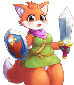 4_fingers anthro blush breasts brown_eyes brown_nose camel_toe clothed clothing countershading cute_fangs dipstick_tail fangs female female_anthro fingers fur gloves hair handwear happy holding_melee_weapon holding_object holding_sword holding_weapon inner_ear_fluff kemono looking_at_viewer markings melee_weapon multicolored_body multicolored_fur multicolored_tail open_mouth open_smile orange_body orange_fur orange_hair shield shirt simple_background smile solo sword tail tail_markings teeth thick_thighs tongue topwear tuft tunic two_tone_body two_tone_fur underwear weapon white_background white_body white_clothing white_fur white_underwear wide_hips healingpit tunic_(video_game) ruin_seeker canid canine fox mammal red_fox true_fox 2022 digital_media_(artwork) hi_res portrait shaded three-quarter_portrait
