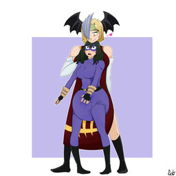 blonde_hair blush clothing diaper diapersuit dragon_wings dress duo female fingerless_gloves gloves grabbing_diaper green_hair hair handwear heart_symbol legwear looking_at_another mask one_eye_obstructed open_mouth pupils scales slit_pupils smile smiling_at_another stockings tight_clothing wings_on_head yellow_eyes exitcal my_hero_academia mythology ryuko_tatsuma tokage_setsuna animal_humanoid dragon dragon_humanoid humanoid mythological_creature mythological_scalie quirked_human_(my_hero_academia) scalie 1:1 hi_res
