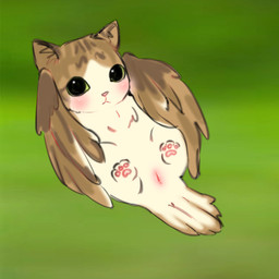 blush blush_lines body_blush chest_tuft female feral genitals green_eyes looking_at_viewer pawpads paws presenting presenting_vulva solo tuft vulva vulva_blush wings angxlmeat avian bird felid feline hybrid mammal meowl owl 1:1
