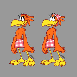 accessory anthro arm_tuft avian_feet beak bottomwear breasts brown_body brown_feather_hair brown_feathers brown_hair cereal_mascot claws clothed clothing crossgender duo elbow_tuft eyelashes feather_hair feathered_wings feathers feet female fingers hair hair_accessory hairband head_tuft headgear headwear mascot mtf_crossgender pattern_bottomwear pattern_clothing pattern_headgear pattern_headwear pattern_skirt pattern_topwear plaid plaid_bottomwear plaid_clothing plaid_headgear plaid_headwear plaid_skirt plaid_topwear pseudo_hair red_hairband shoulder_tuft simple_background skirt skirt_only smile solo tail tail_feathers talons toe_claws toes topless topless_anthro topless_female topwear tuft winged_arms wings yellow_beak yellow_feet yellow_legs yellow_toe_claws jarofjellyalt cocoa_puffs general_mills sonny_the_cuckoo_bird avian bird cuculiform 1:1 digital_media_(artwork) watermark